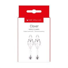 Ero Me You Us Clover Nipple Clamp Silver