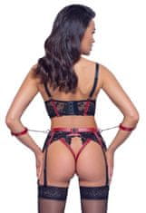 Ero Shelf Bra Set black/red L