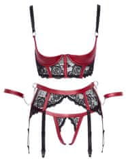 Ero Shelf Bra Set black/red L