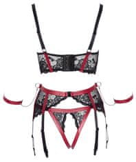 Ero Shelf Bra Set black/red L