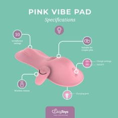 Miramarket Vibe Pad Tapping + Vibrating - Roza