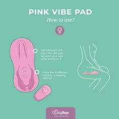 Miramarket Vibe Pad Tapping + Vibrating - Roza