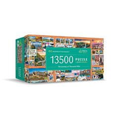 Trefl Puzzle UFT Potovanje tisoč milj 13500 kosov