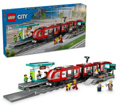 LEGO City 60423 tramvaj in postajališče v središču mesta