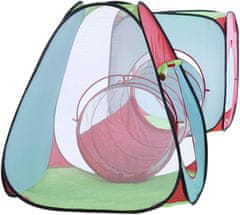Aga4Kids Otroška igralna hišica s povezovalnim tunelom MR0031