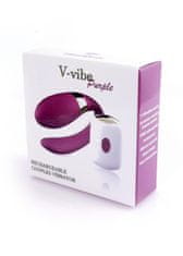 Ero Stimulator-V-Vibe Purple USB 7 funkcij / daljinski upravljalnik