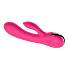 Ero Vibrator-Silikonski vibrator USB 7 funkcij + ojačevalnik / ogrevanje