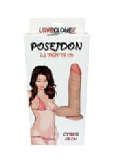 Ero Dildo-POSEJDON-LOVECLONEX 7,5""""""""-flexible