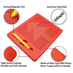 CAB Toys Magnetna tabla rdeče barve