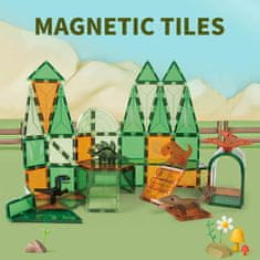 Magnetic Tiles Magnetni gradbeni Dinosaur sada 28ks - Magnetic Tiles