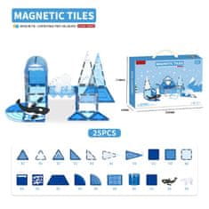 Magnetic Tiles Magnetni gradbeni Ocean sada 25ks - Magnetic Tiles