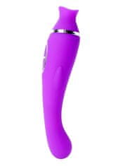 Ero Vibrator-KELLY Purple - 12 vibracijskih funkcij / 8 stimulacijskih funkcij USB