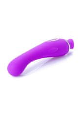 Ero Vibrator-KELLY Purple - 12 vibracijskih funkcij / 8 stimulacijskih funkcij USB