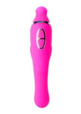 Ero Vibrator-HELEN Pink - 12 vibracijskih funkcij / 8 stimulacijskih funkcij USB