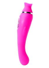 Ero Vibrator-HELEN Pink - 12 vibracijskih funkcij / 8 stimulacijskih funkcij USB