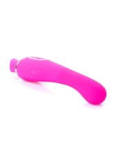 Ero Vibrator-HELEN Pink - 12 vibracijskih funkcij / 8 stimulacijskih funkcij USB