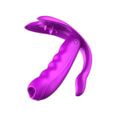 Ero Stimulator - silikonski vibrator za hlačke USB 7 funkcij / ogrevanje