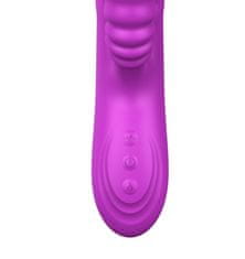 Ero Vibrator-Angelia USB 3 funkcije potiskanja / 20 vibracij Vijolična