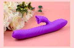 Ero Vibrator-Angelia USB 3 funkcije potiskanja / 20 vibracij Vijolična