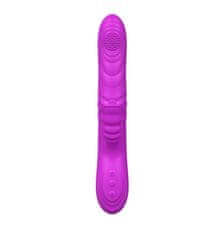 Ero Vibrator-Angelia, USB 3 funkcije potiskanja / 20 vibracij Vijolična