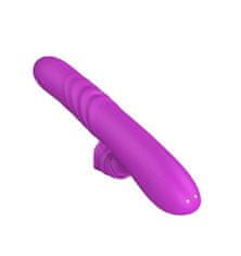 Ero Vibrator-Angelia, USB 3 funkcije potiskanja / 20 vibracij Vijolična