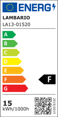 LAMBARIO 5 X ADVANCE 8.5W E27 A60 PLS 3000K LED BULB