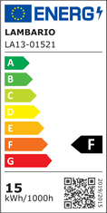 LAMBARIO 5 X ADVANCE 15W E27 A60 PLS 4000K LED BULB