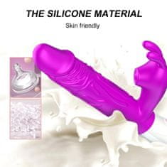 Ero Vibrator-Silikon, USB vibrator, 7 načinov vibriranja, ogrevanje