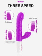 Ero Vibrator - silikonski vibrator za jezik, USB 10 funkcij