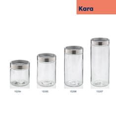 Posoda za hrano Kara glass transparent 27,0cm 11,0cm 2,1l KL-15297