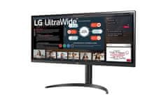 LG LG | 34WP550-B | 34 " | IPS | UltraWide Full HD | 21:9 | 5 ms | 200 cd/m2 | Črna | Izhod za slušalke | Število priključkov HDMI 2 | 75 Hz