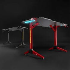 NanoRS NanoRS Gaming Desk RGB LED osvetlitev skodelice in držalo za slušalke Ergonomsko