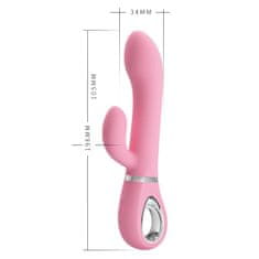 Ero PRETTY LOVE - TERNENCE USB PINK 4 rot. 12 vibracij