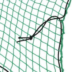 Vidaxl Mreža za prikolico z elastično vrvjo zelena 5x3,5 m PP