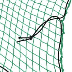 Vidaxl Mreža za prikolico z elastično vrvjo zelena 4x3 m PP