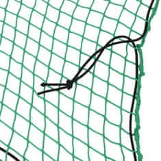 Vidaxl Mreža za prikolico z elastično vrvjo zelena 5x3 m PP