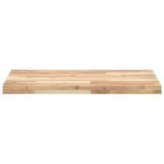 Vidaxl Kopalniški pult neobdelan 160x50x4 cm trden akacijev les