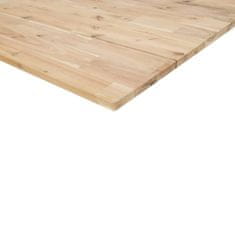 Vidaxl Mizna plošča neobdelana 100x80x2 cm trden akacijev les