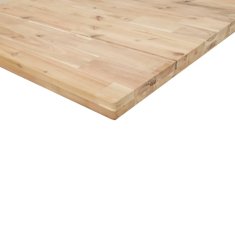 Vidaxl Mizna plošča neobdelana 80x60x4 cm trden akacijev les