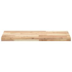 Vidaxl Kopalniški pult neobdelan 140x40x4 cm trden akacijev les