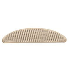 Vidaxl Samolepilne preproge za stopnice sisal 15 kosov 56x17x3 cm