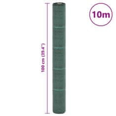 Vidaxl Membrana proti plevelu zelena 1x10 m PP