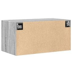 Vidaxl Stenska omarica siva sonoma 80x42,5x40 cm inženirski les