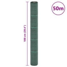 Vidaxl Membrana proti plevelu zelena 1x50 m PP