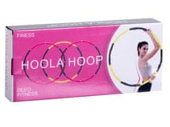 WOWO Hula Hoop z masažnim pripomočkom za hujšanje - roza in siv hula obroč z masažnim pripomočkom za hujšanje 85 cm 0,8 kg