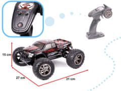 WOWO RC Monster Truck 1:12 - Nadgrajen 2,4 GHz X9115 - Avto na daljinsko upravljanje, rdeč