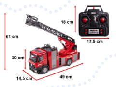 WOWO Gasilsko vozilo na daljinsko upravljanje - RC gasilsko vozilo na daljinsko upravljanje H-Toys 1561 2,4 GHz 1,14