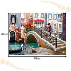 WOWO Puzzle 2000 kosov Venice Bridge - CASTORLAND Puzzle Venice Bridge, 92x68cm