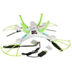 WOWO Dron s kamero Syma X5HW - 2,4 GHz Wi-Fi daljinsko voden dron s kamero - bel