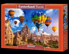 WOWO Puzzle 2000 kosov pisani baloni - CASTORLAND Puzzle 2000 kosov - pisani baloni v Kapadokiji 92x68 cm